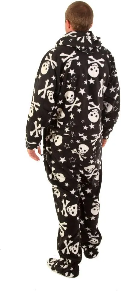 Forever Lazy Footed Adult Onesies, One-Piece Pajama Jumpsuits for Men and Women, Unisex. with Detachable Feet.