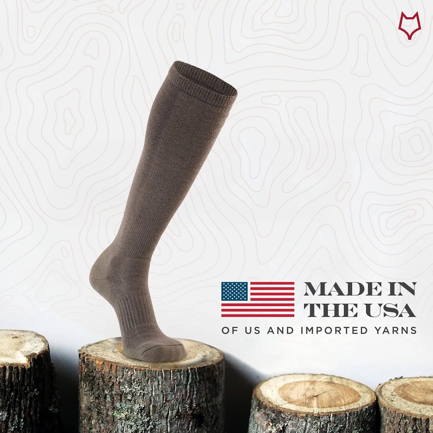 Fox River Tactical Boot Socks, Mid-Calf, Wick Dry, Quick Dry Fibers, Memory-Knit Construction, Shock Absorbing, Army Colors