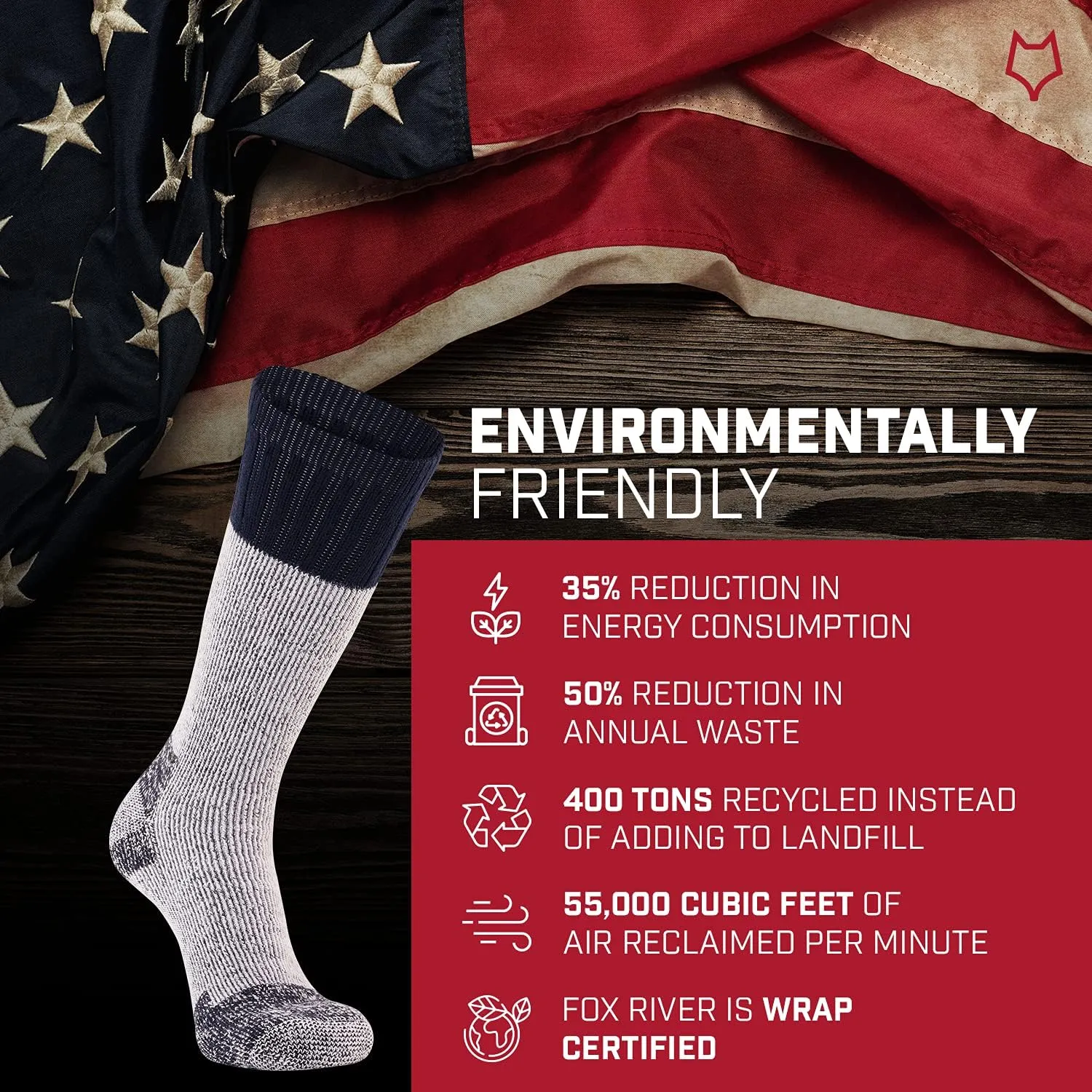 Fox River Wick Dry Outlander Heavyweight Boot & Field Mid-Calf Socks