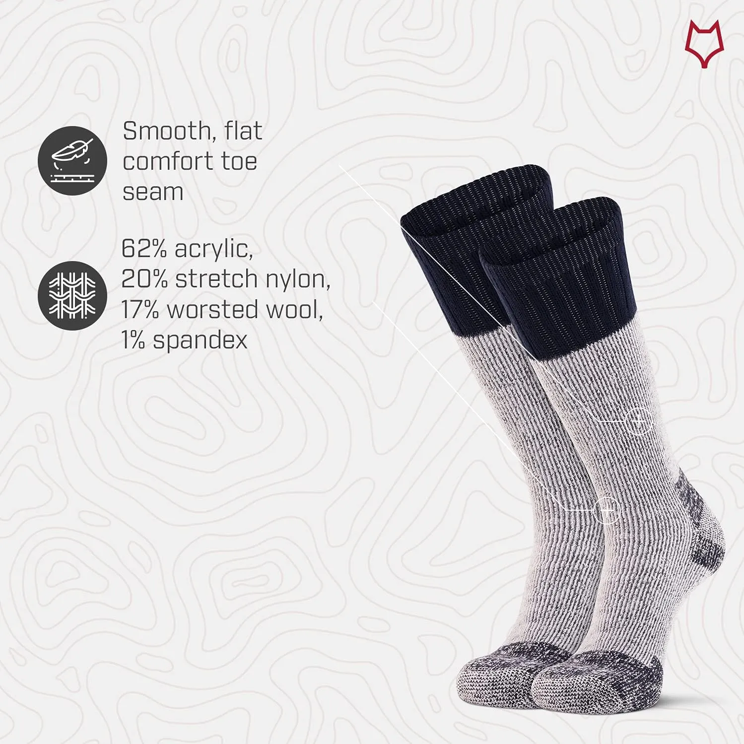 Fox River Wick Dry Outlander Heavyweight Boot & Field Mid-Calf Socks