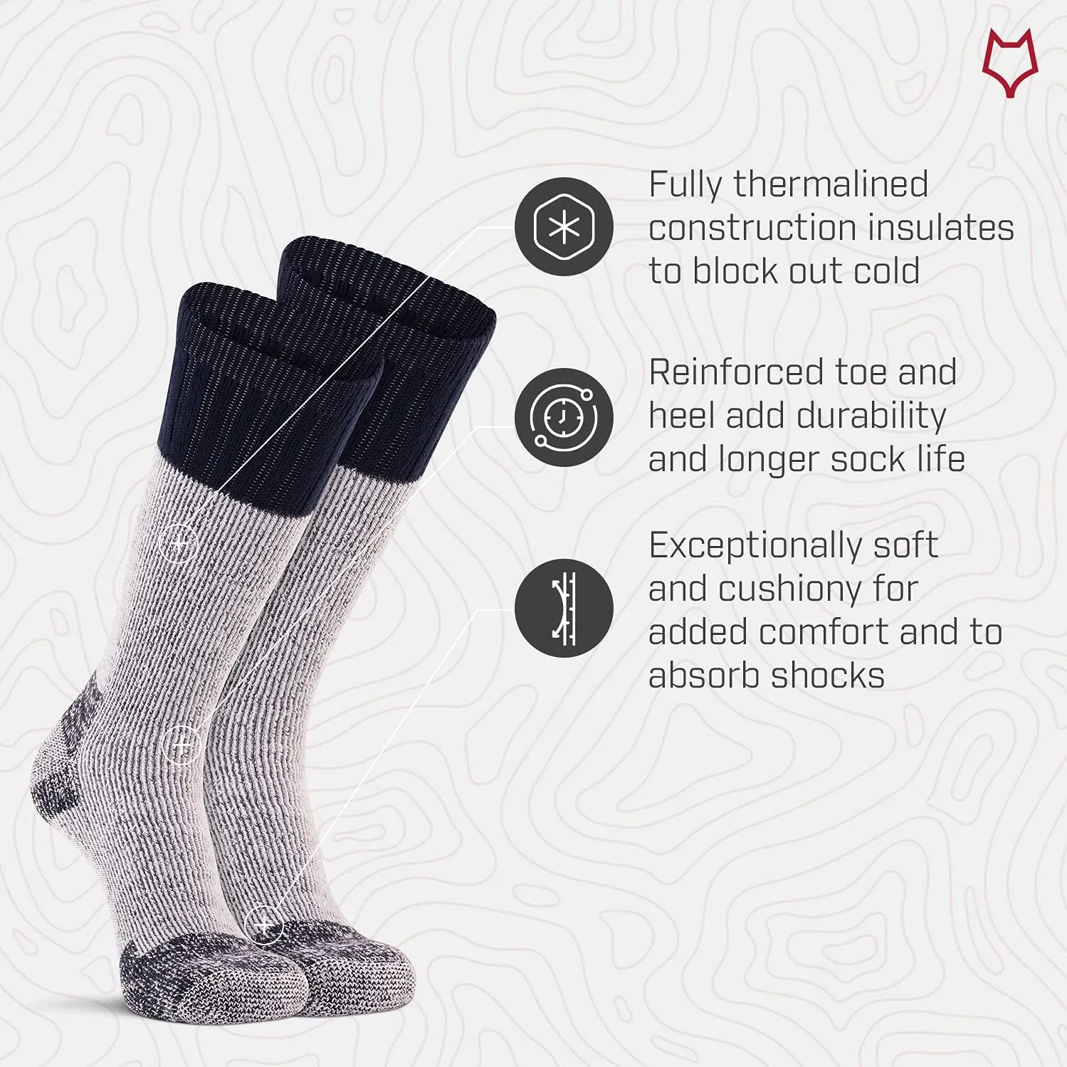 Fox River Wick Dry Outlander Heavyweight Boot & Field Mid-Calf Socks