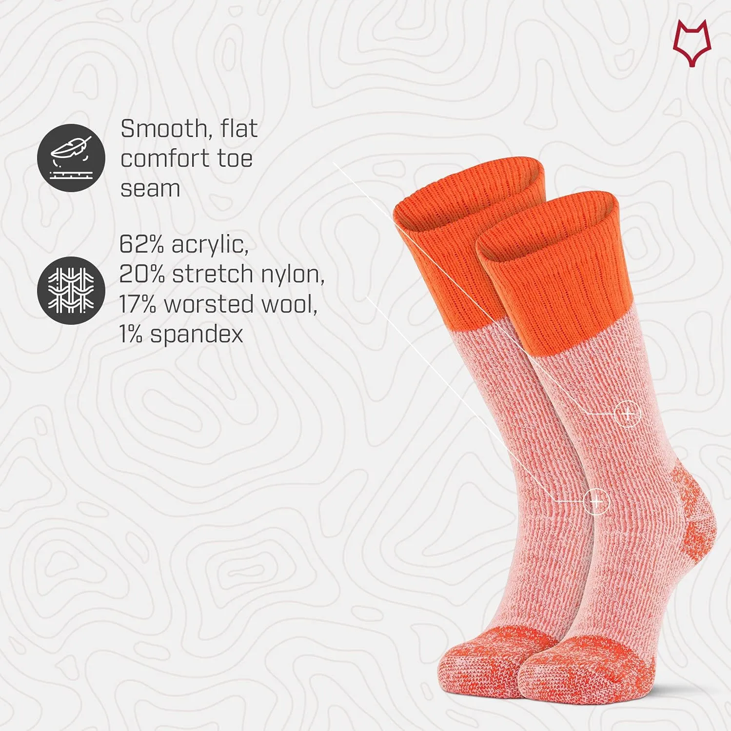 Fox River Wick Dry Outlander Heavyweight Boot & Field Mid-Calf Socks
