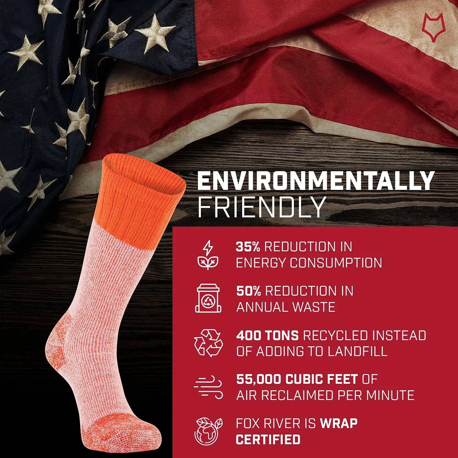Fox River Wick Dry Outlander Heavyweight Boot & Field Mid-Calf Socks