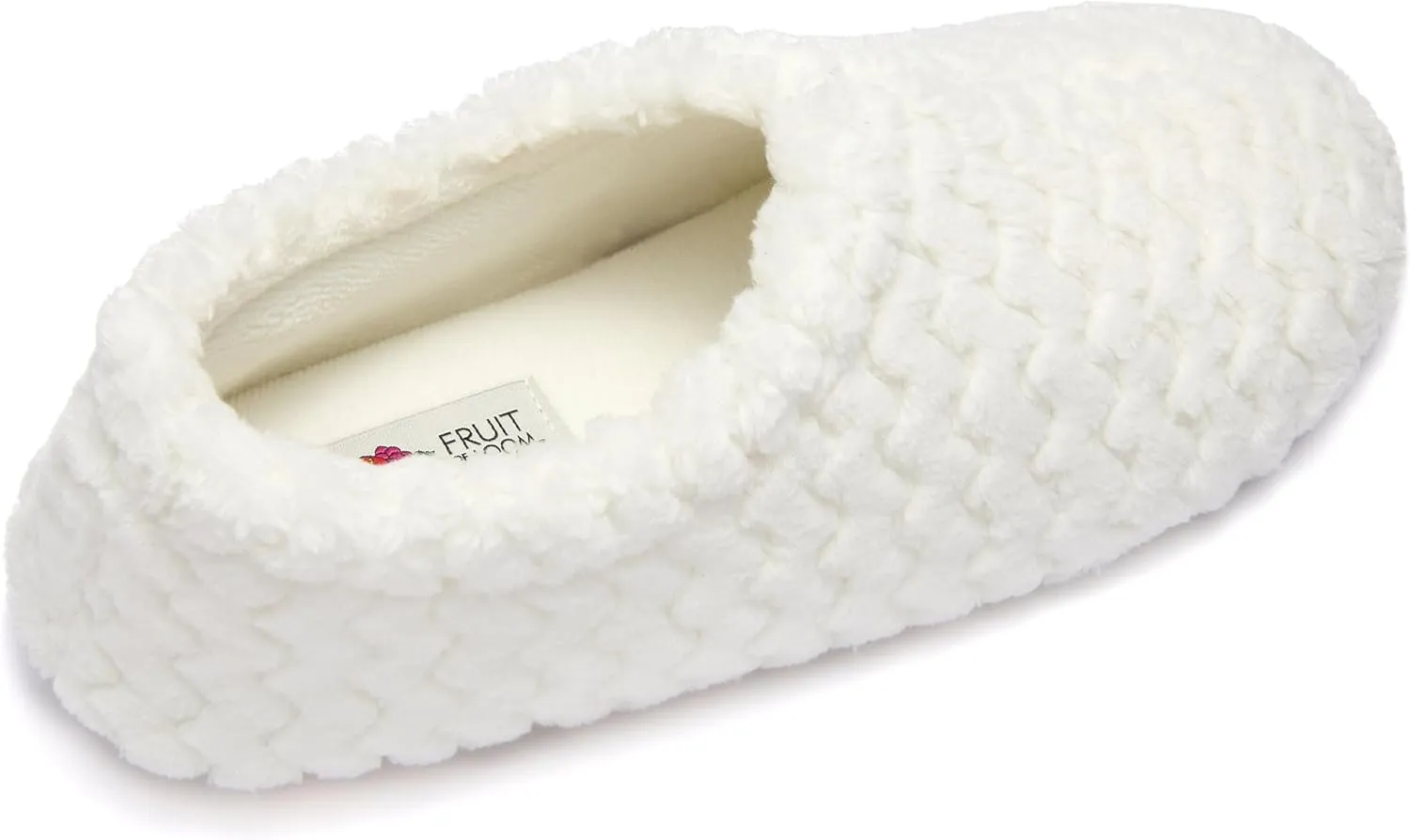 Fruit of the Loom House Slippers For Women, Memory Foam Insole, Indoor Outdoor, Comfy, Chevron