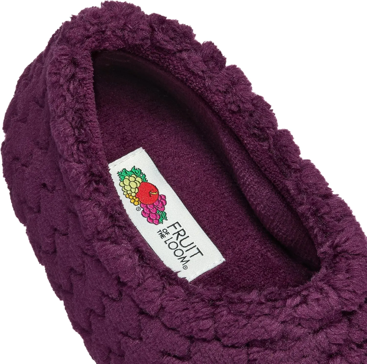 Fruit of the Loom House Slippers For Women, Memory Foam Insole, Indoor Outdoor, Comfy, Chevron