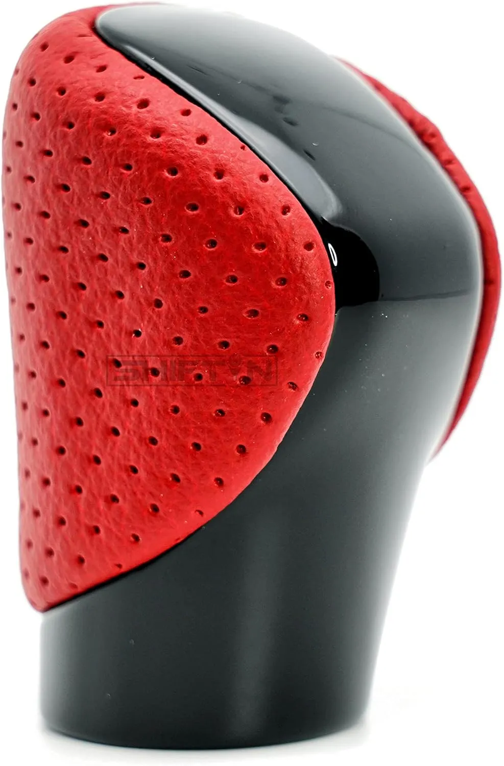 Gear Shift Knob Shifter for Lexus ES GS GX is NX RC RX 200t 300 350 3450h 450hL 350L (Circuit Red Leather/Piano Black)