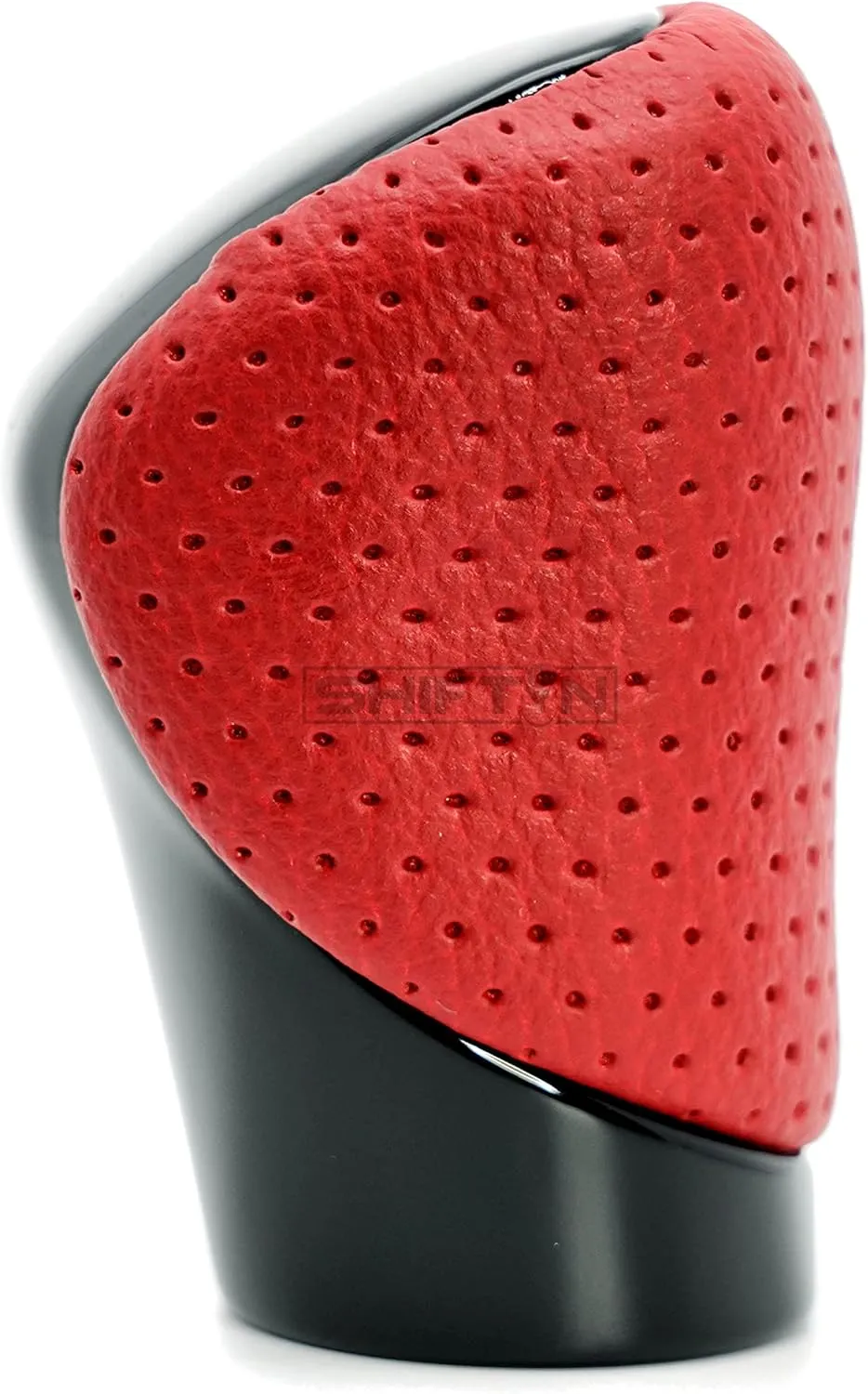 Gear Shift Knob Shifter for Lexus ES GS GX is NX RC RX 200t 300 350 3450h 450hL 350L (Circuit Red Leather/Piano Black)