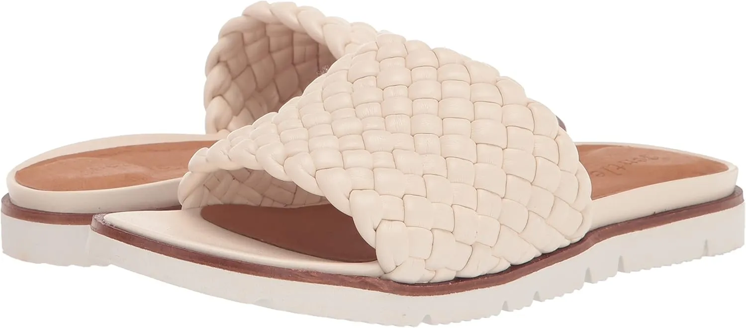 Gentle Souls by Kenneth Cole Women's Lavern Lite Braid Slide Sandal