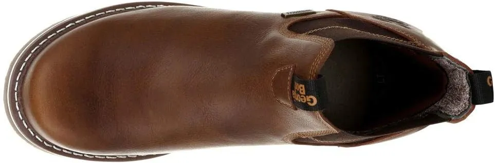 GEORGIA BOOT AMP LT Wedge Waterproof Chelsea Work Boot