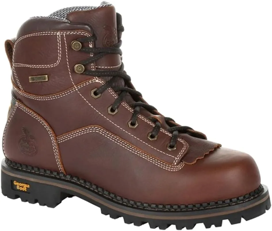 Georgia Boot Men's 6in Amp Lt Low Heel Logger Industrial Boot