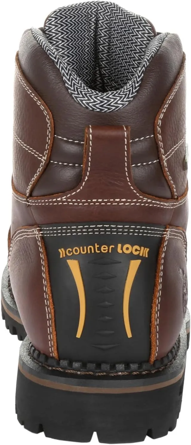 Georgia Boot Men's 6in Amp Lt Low Heel Logger Industrial Boot