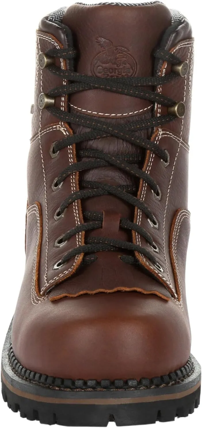 Georgia Boot Men's 6in Amp Lt Low Heel Logger Industrial Boot