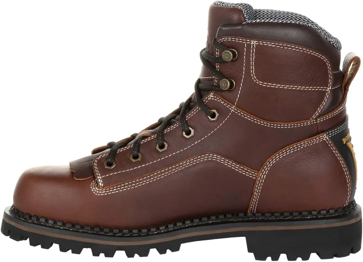 Georgia Boot Men's 6in Amp Lt Low Heel Logger Industrial Boot