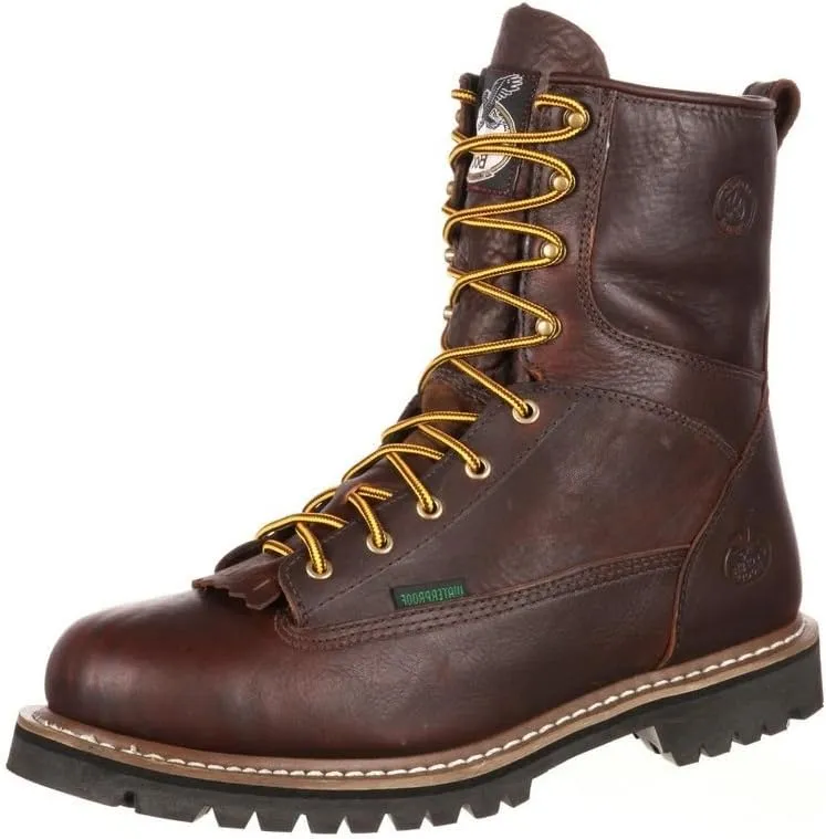 Georgia Boot Men's 8" Lace-to-toe Work Boot
