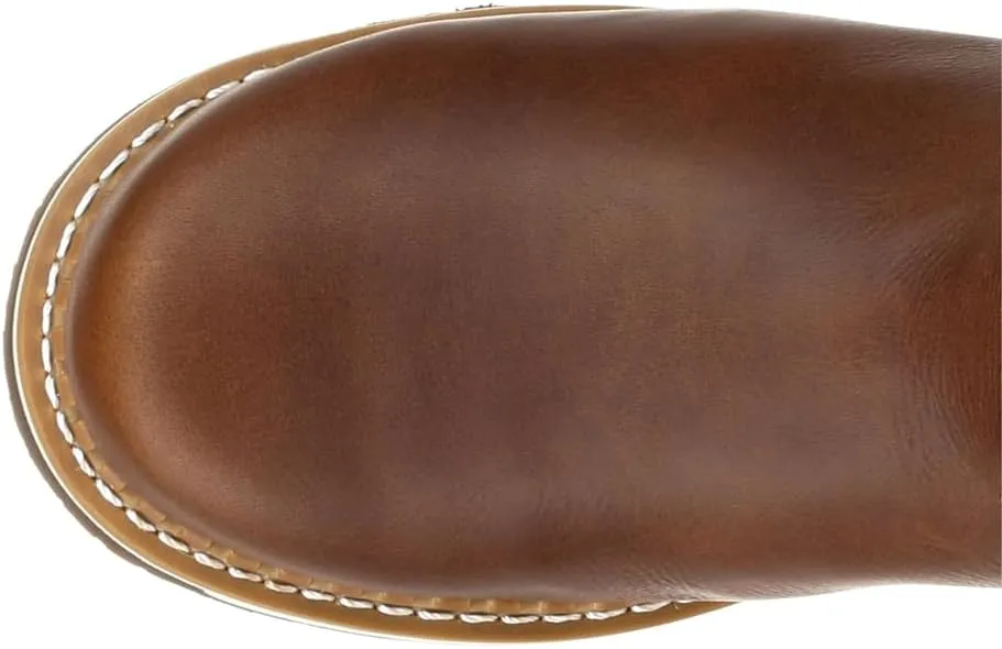 Georgia Boot Men's Brown Amp Lt Wedge Waterproof Pull on Industrial Boot