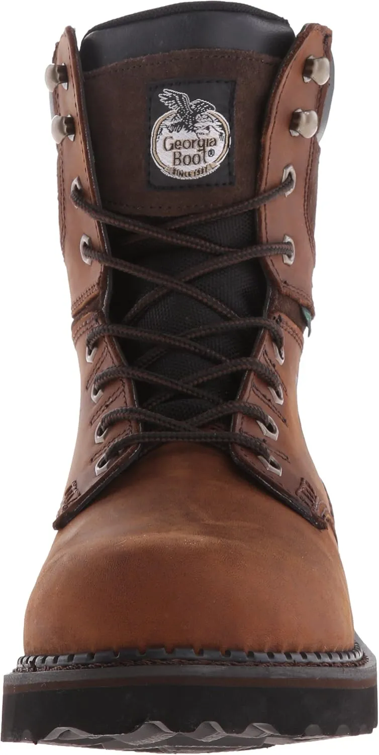 Georgia Boot Men's Georgia Brookville 8" Work Boot Work Shoe