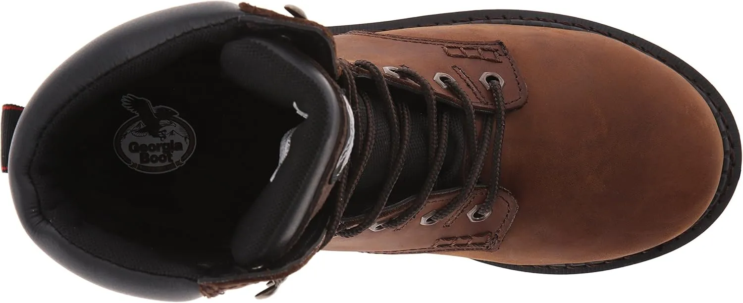 Georgia Boot Men's Georgia Brookville 8" Work Boot Work Shoe