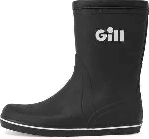 Gill Short Cruising Boot - Non-Slip 100% Rubber - Sailing Boating Yachting