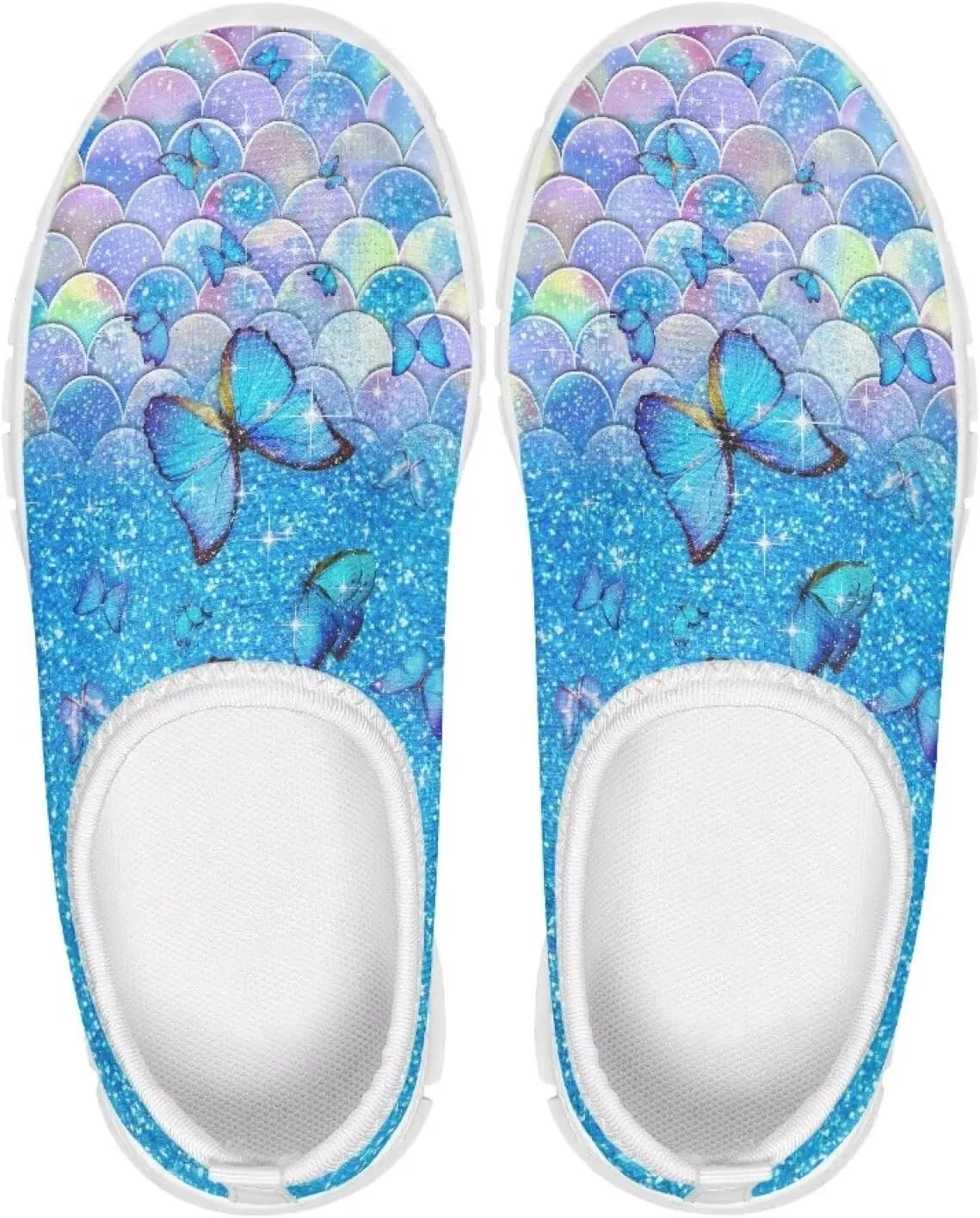 Girls Casual Slip On Shoes Lightweight Kids Low Top Non Slip Loafer Breathable Sneakers Soft Athletic Sports Shoes