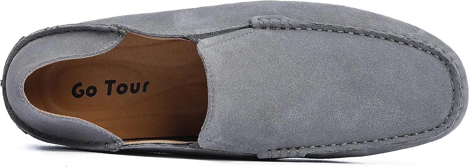 Go Tour Handmade Mens Casual Loafers Moccasins Slip On Driving Shoes