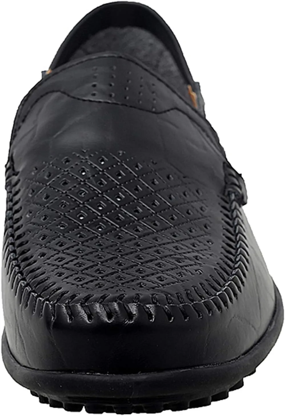 Go Tour Men's Premium Genuine Leather Casual Slip on Loafers Breathable Driving Shoes Fashion Slipper