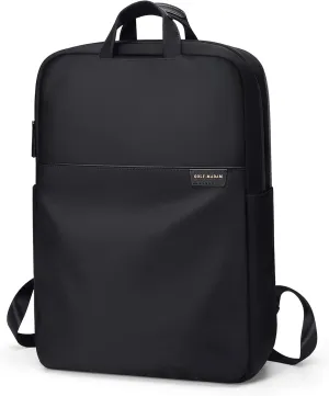 GOLF SUPAGS Travel Laptop Backpack for Women Anti Theft Slim Durable College Bookbag Business Computer Bag Fit 15.6Inch Notebook (Black, 15.6Inch)