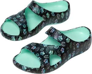 GreaterGood Positively Inspired Slide Sandals Ultra Lightweight Cushioned EVA Soles Easy Slip On Durable Quick Dry Beach Sandal