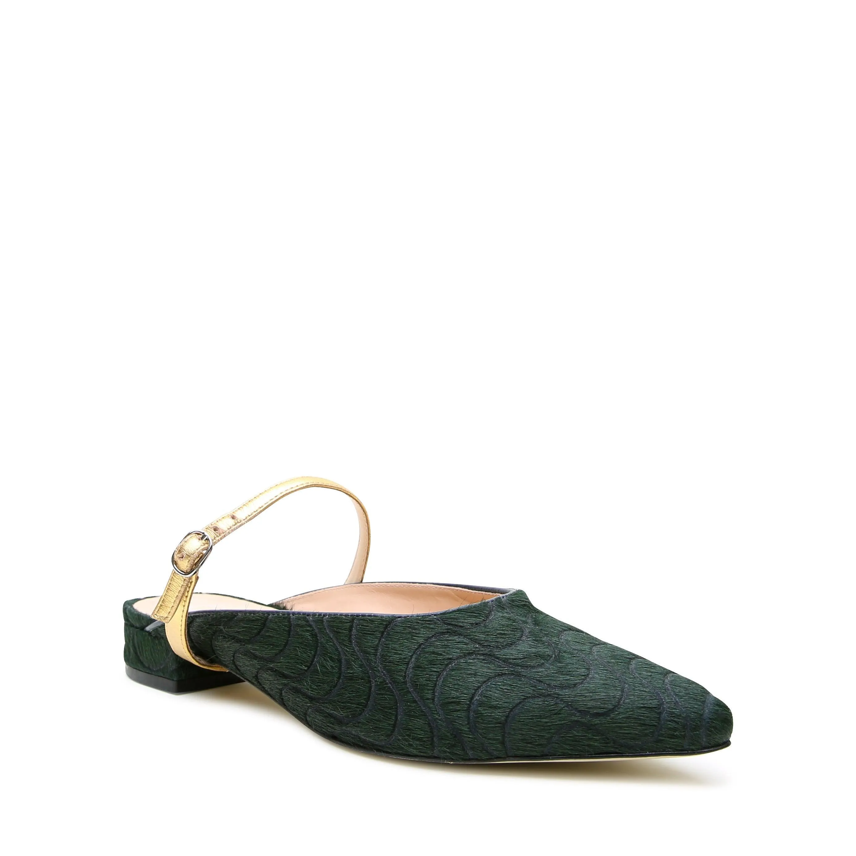 Groovy Green Point Slide   Gold Twiggy