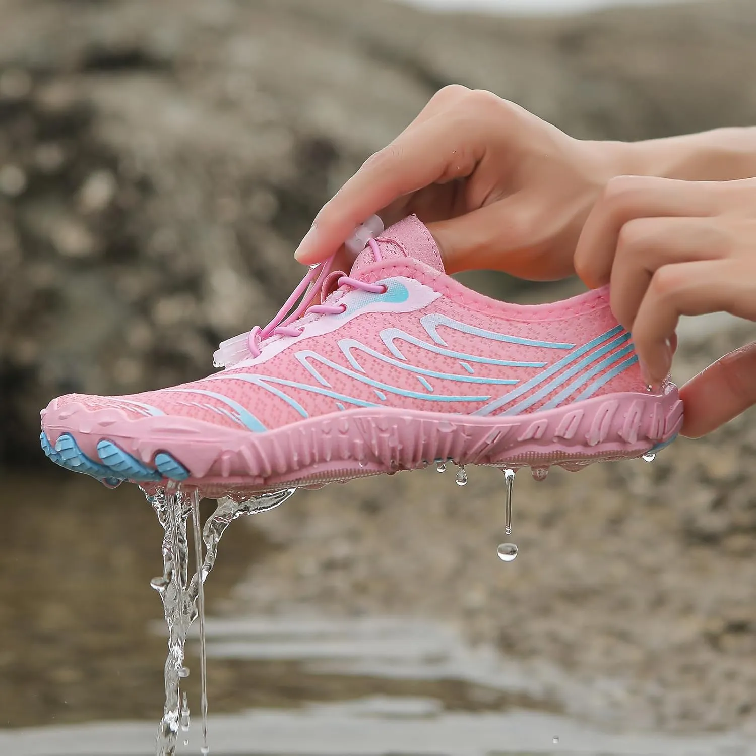 Grounded Footwear Barefoot Shoes for Women Men Quick Dry Hiking Sneakers Breathable Soft Trail Running Shoes Footwear