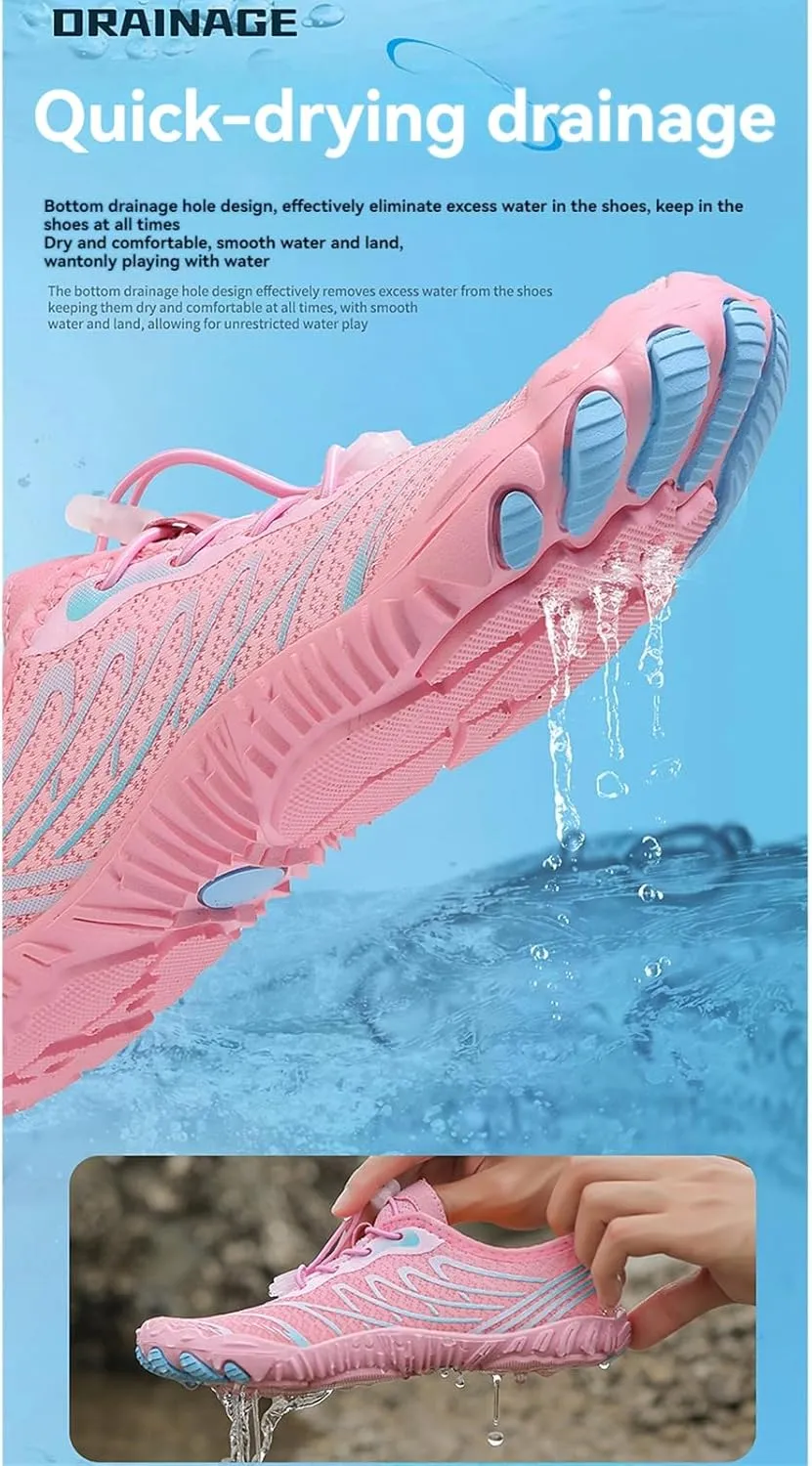 Grounded Footwear Barefoot Shoes for Women Men Quick Dry Hiking Sneakers Breathable Soft Trail Running Shoes Footwear