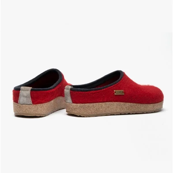 Haflinger KRIS Womens Wool Slippers Paprika
