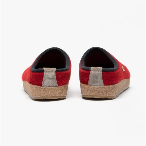 Haflinger KRIS Womens Wool Slippers Paprika