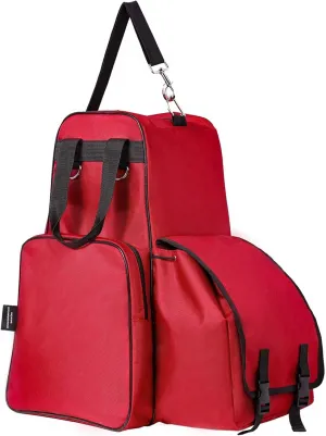 Harrison Howard Equestrian Pack Equipment Multi-Functional Carry Bag for Boots Helmet Horsewhip Horse Riding Pack Equipment