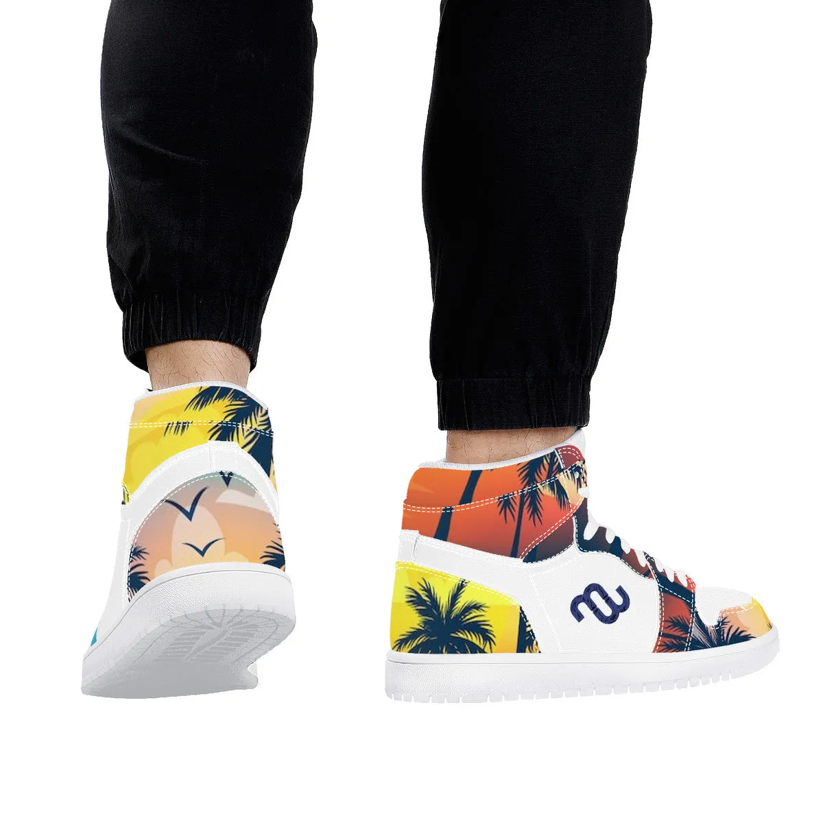 Highly rated Sneaker Priority access Synthetic Money High Top D17 Leather Bushae