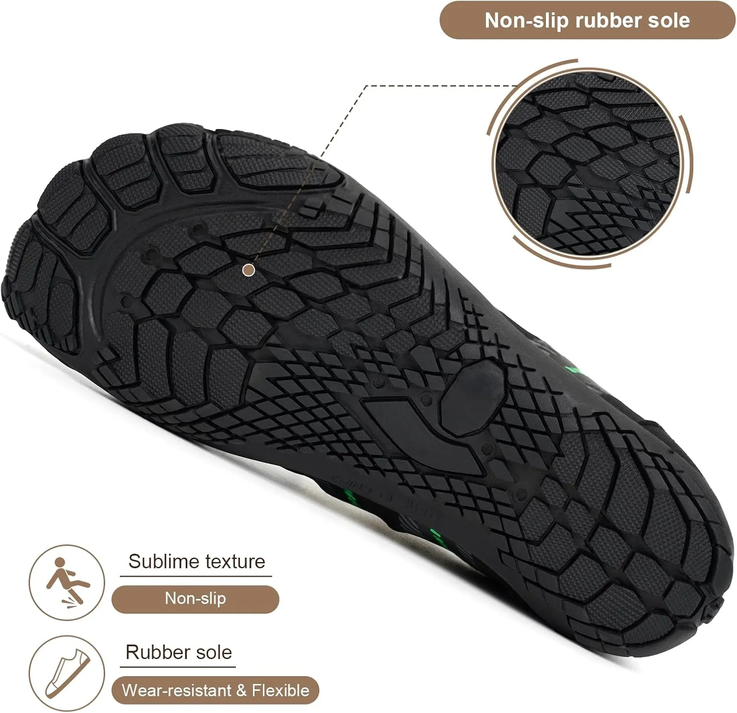 Hike Barefoot Water Shoes Womens Mens Footwear, Pro Hiking Boot Quick Dry Barefoot Beach Walking Women Men Travel Swim Shoes, Wide Toe Box Non-Slip Breathable Zero Drop Shoes