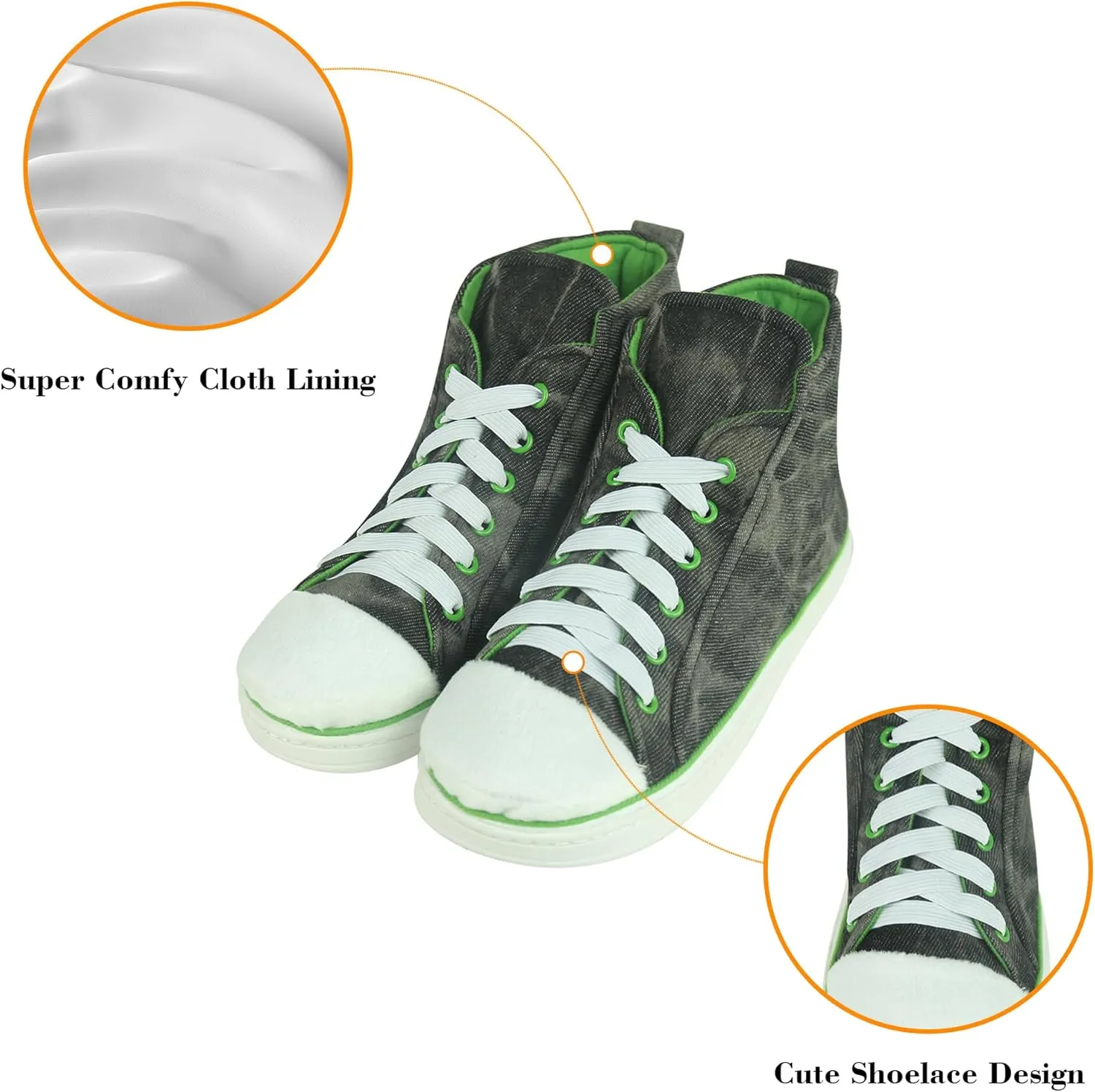 Home Slipper Women's Warm Winter Plush Indoor House Outdoor Sneaker Slippers Boots