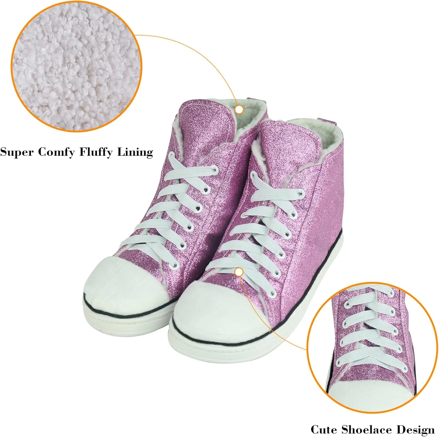 Home Slipper Women's Warm Winter Plush Indoor House Outdoor Sneaker Slippers Boots