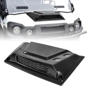 Hood Scoop for Kawasaki Mule Pro 2015 , Front Hood Cover with Mesh Grille Air Intake Kit for Kawasaki Mule Pro FXT DXT DX FX 2015-2025 Accessories
