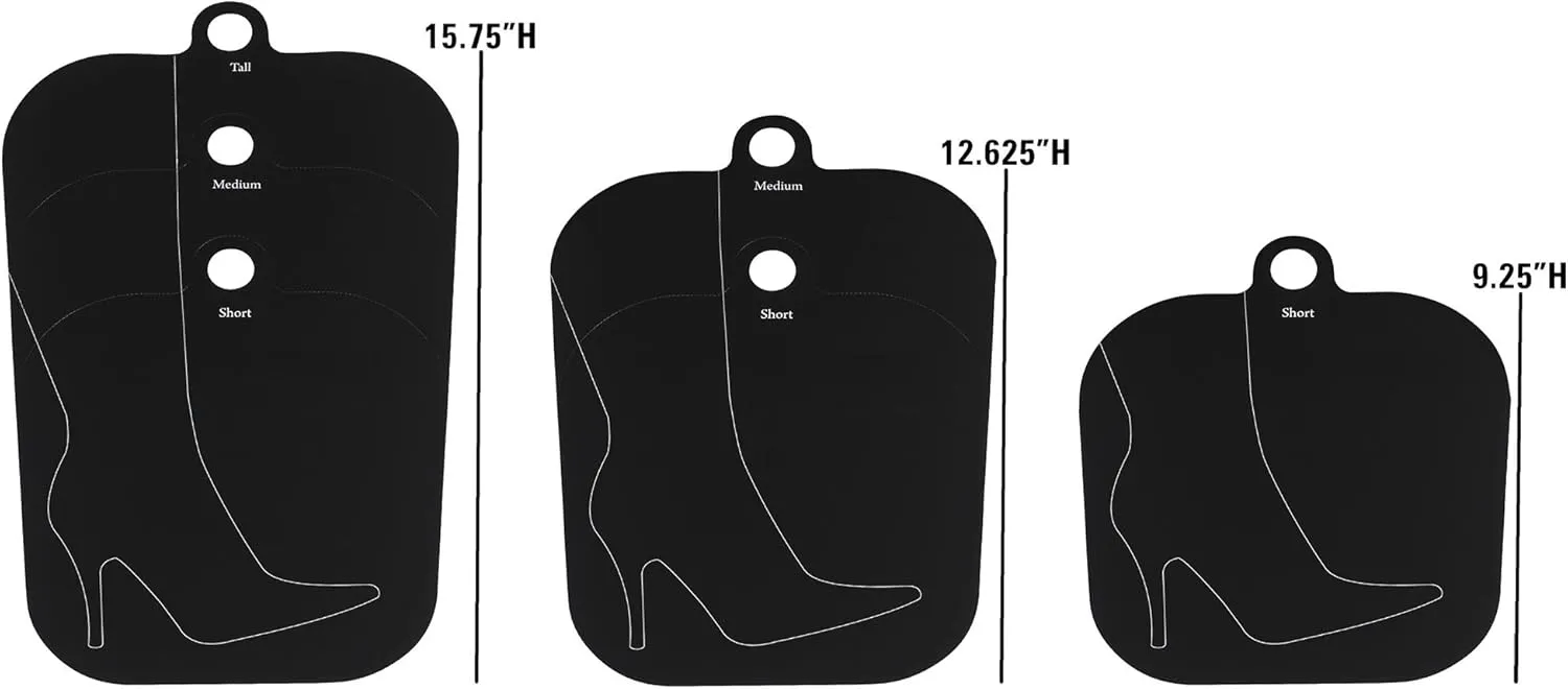 Household Essentials Boot Shaper Form Inserts for Women and Men | 4 Pairs | Multi Pack, Multicolor - Color
