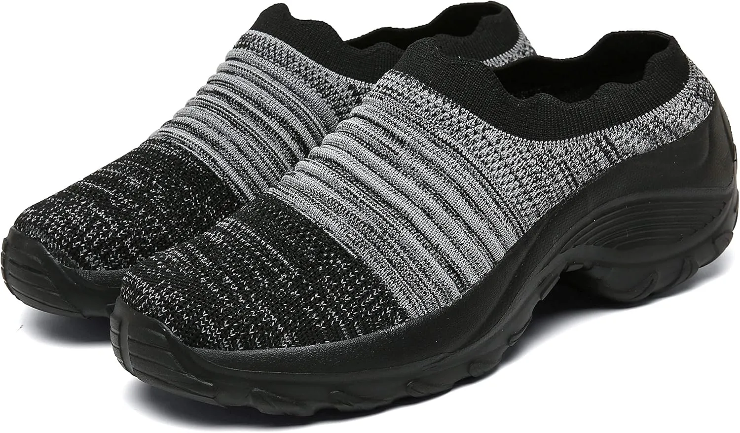 INMINPIN Women's Slip-on Mule Sneakers Lightweight Breathable Casual Shoes Platform Outdoor Clog Slippers
