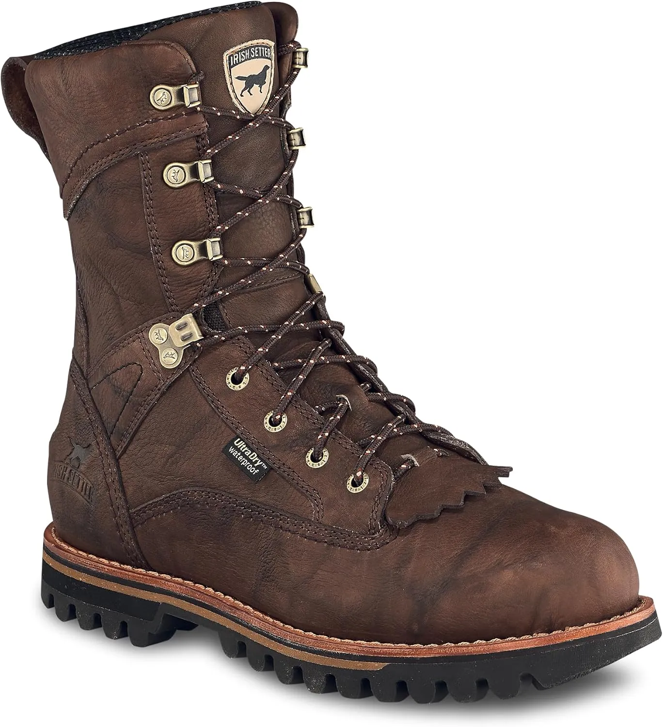 Irish Setter, Elk Tracker, Men’s, 10", Waterproof, Uninsulated, Hunting Boot, Brown