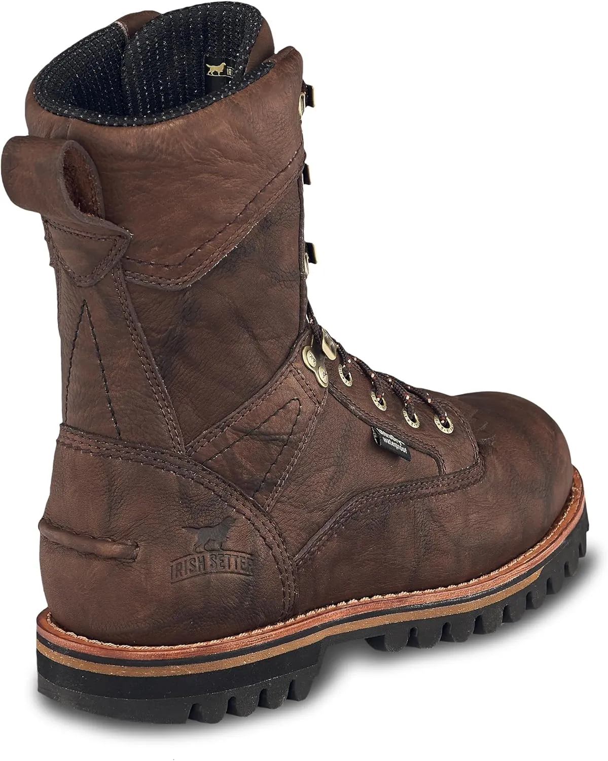 Irish Setter, Elk Tracker, Men’s, 10", Waterproof, Uninsulated, Hunting Boot, Brown