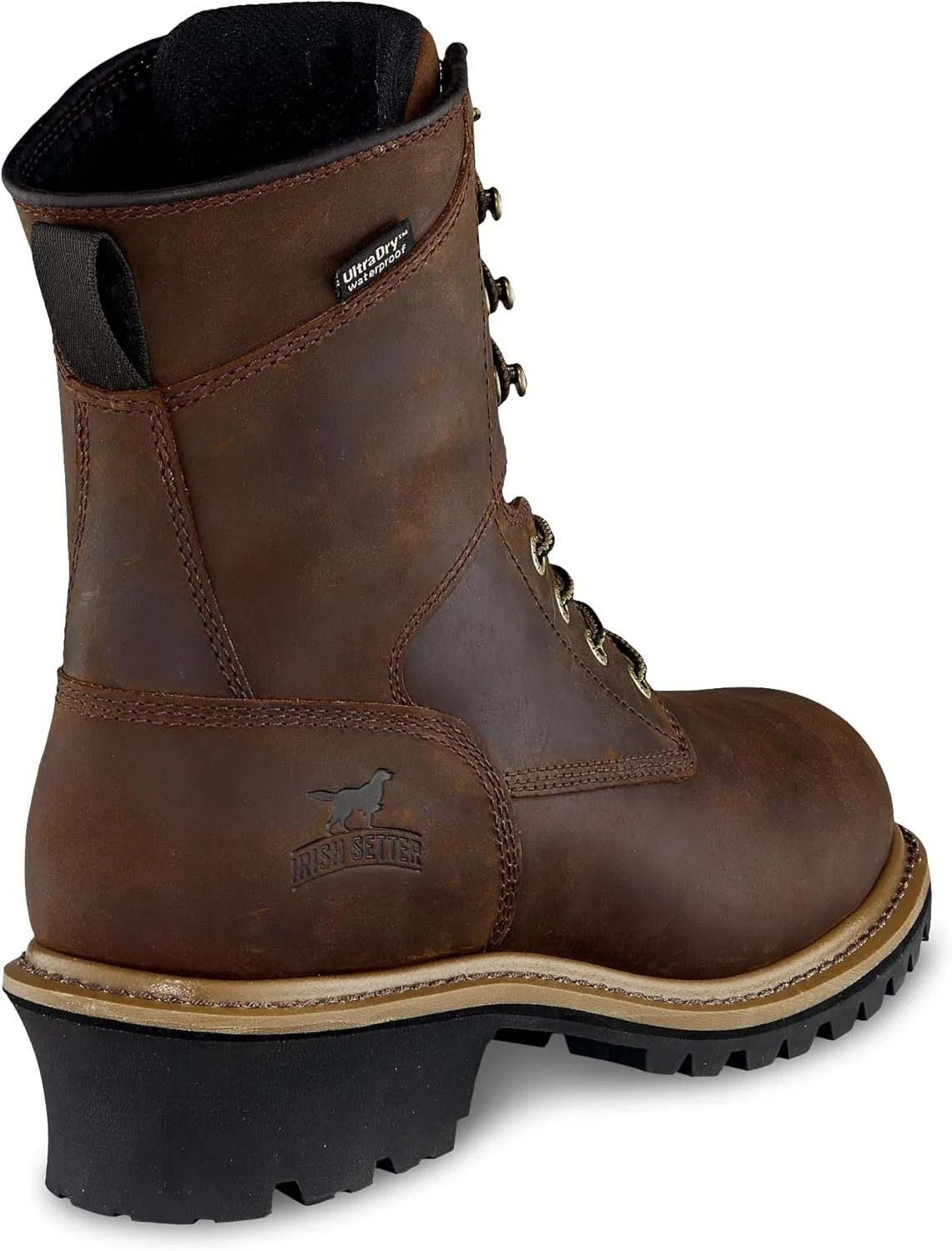 Irish Setter, Mesabi, Men’s, 8", Waterproof, Insulated 600g, Steel Safety Toe, Logger Boot