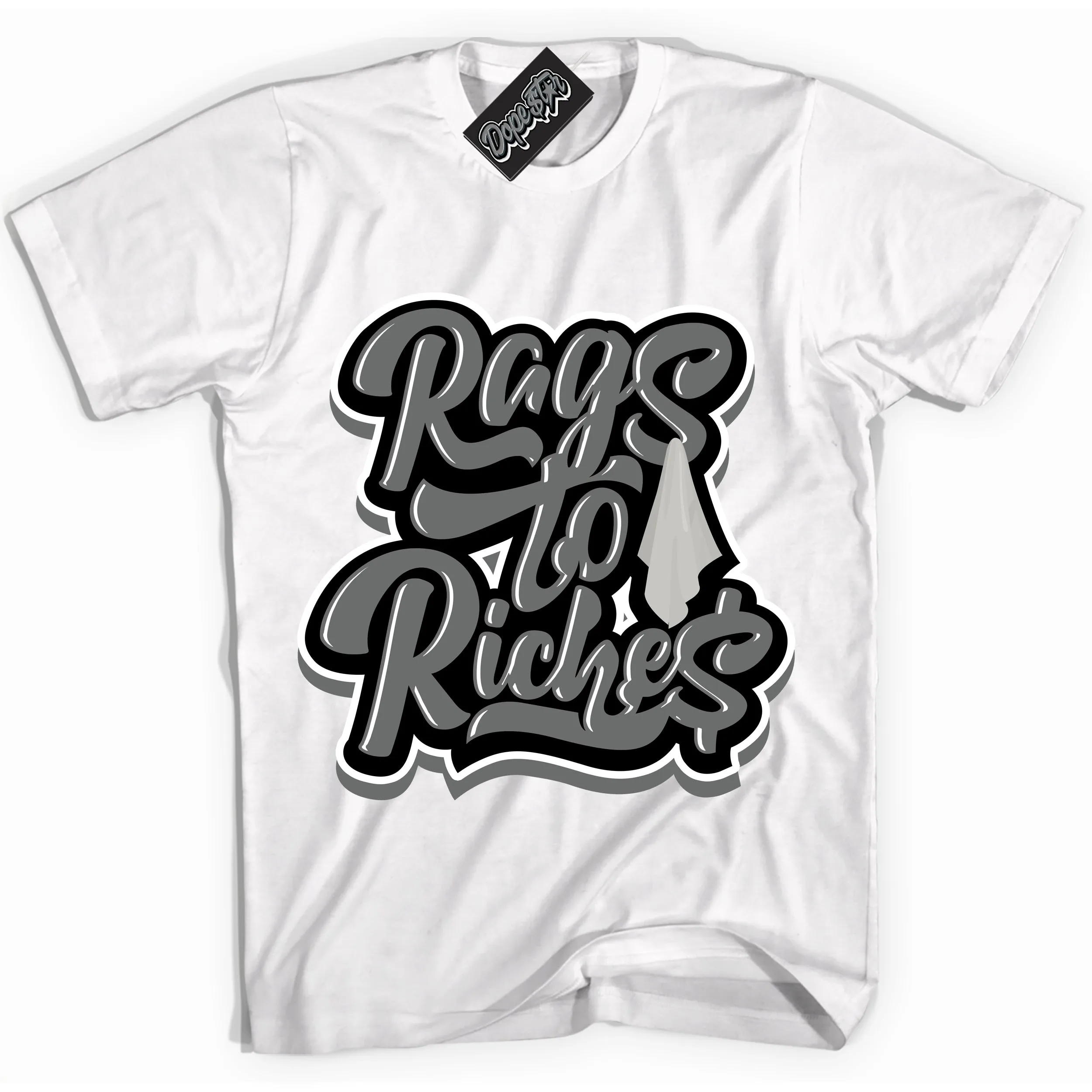 Iron Grey 1s Sneaker Shirt Rags To Riches Graphic