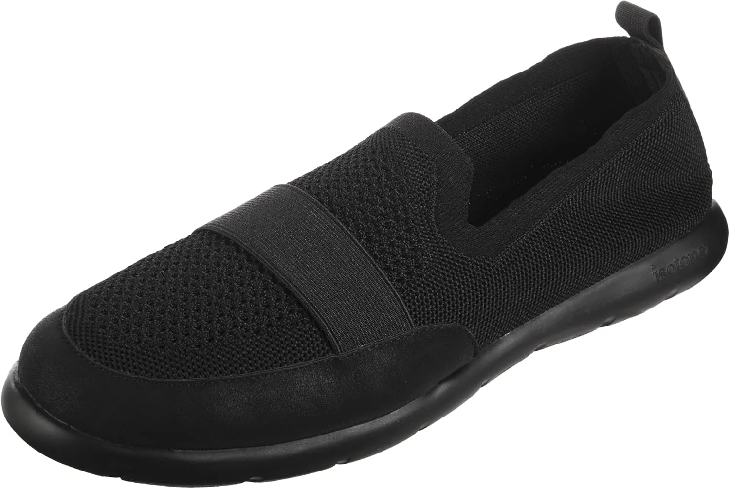 isotoner Men's Heathered Sport-Knit Indoor/Outdoor Slippers