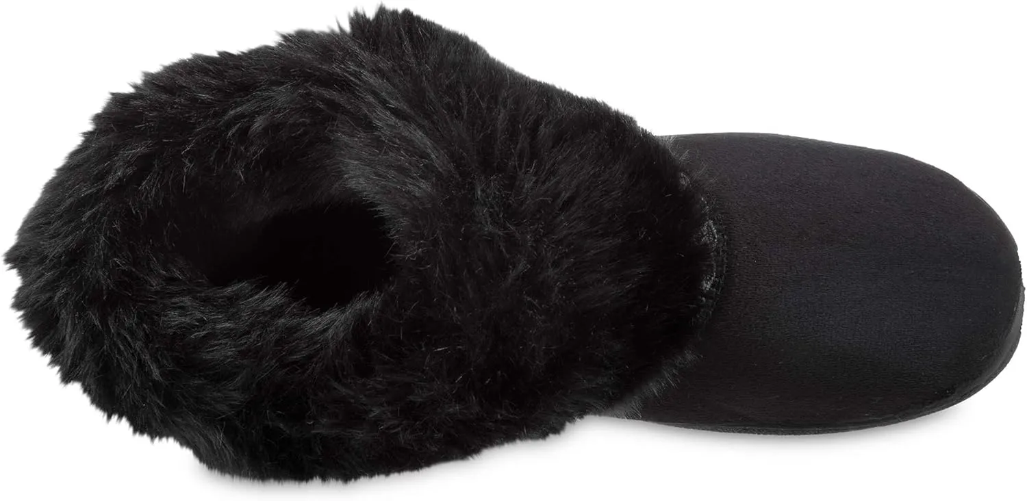 Isotoner Women's Recycled Microsuede Mallory Slipper, with Memory Foam and Indoor/Outdoor Sole