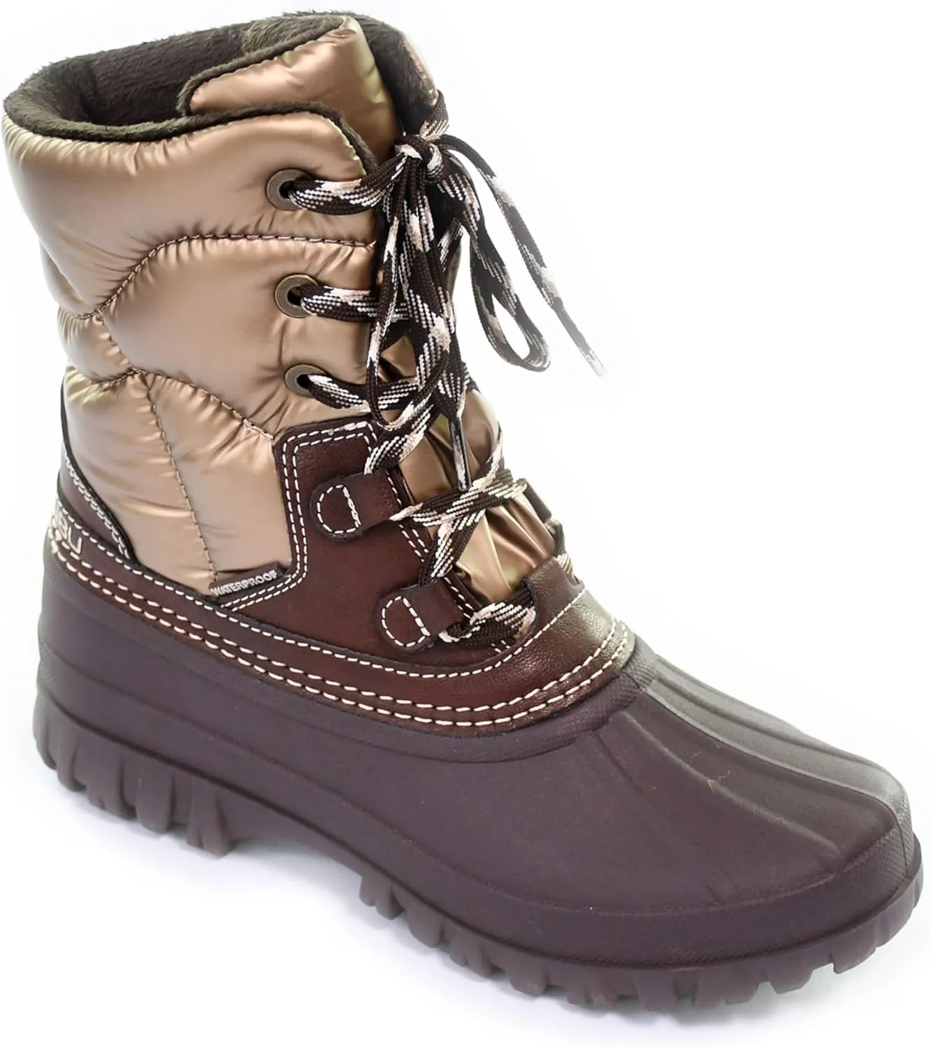 JBU Women's Canyon Waterproof Fashion Mid Calf Boot