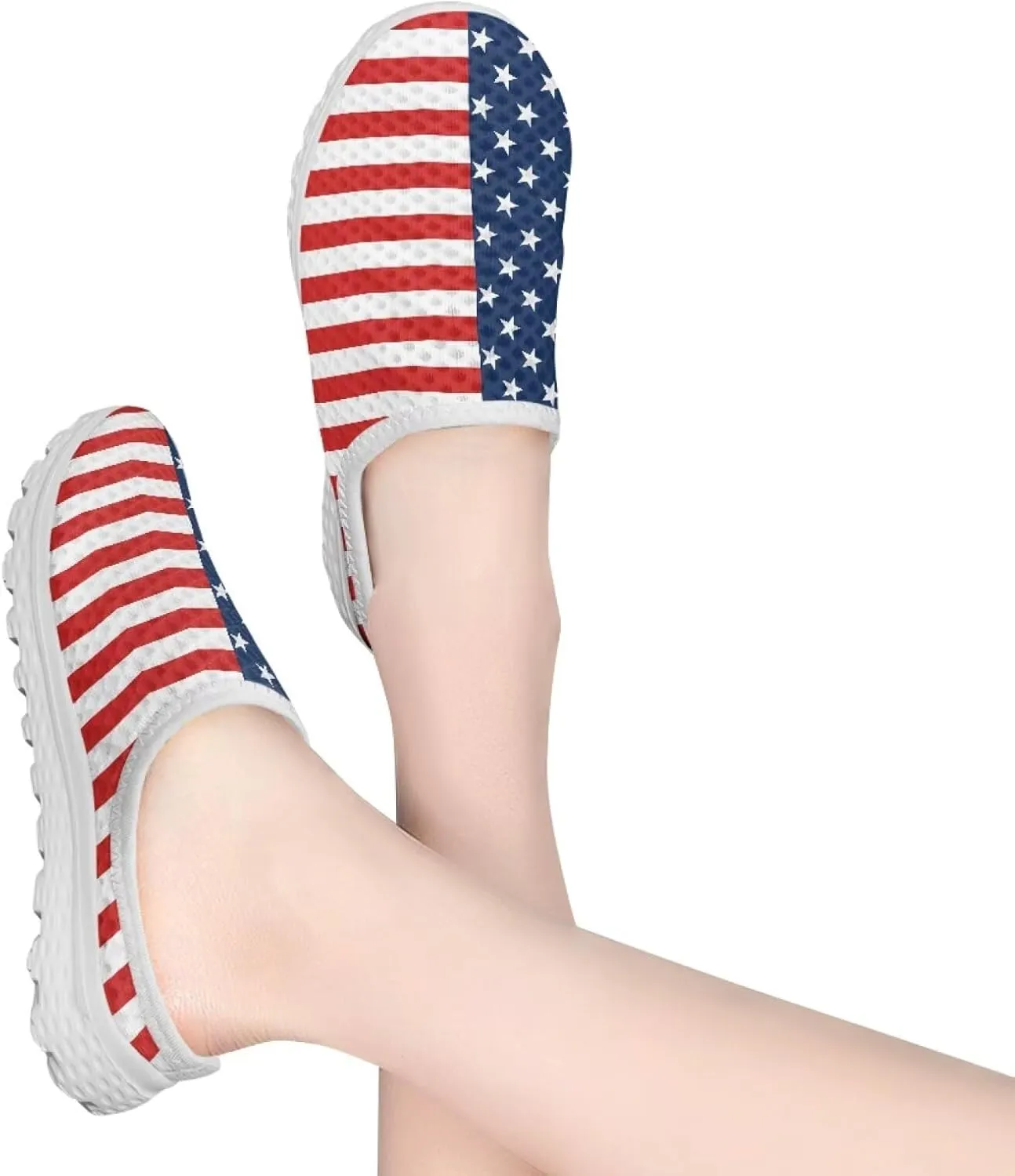 Jeiento Women Lightweight Slip On Mules Shoes Comfortable Anti Slip Loafers Open Back Breathable Slippers