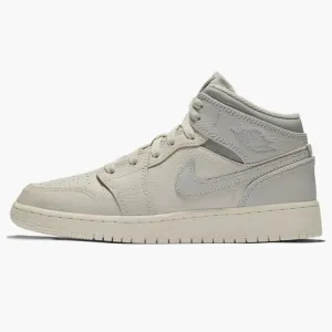 Jordan 1 Mid Light Bone Wolf Grey (gs)