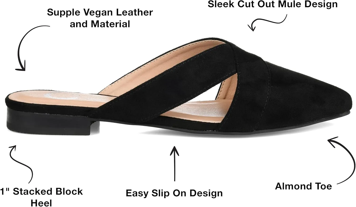 Journee Women's Giada Mule Flats